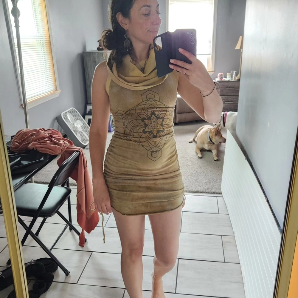 Sew Much Love Hemp Cowl Dress